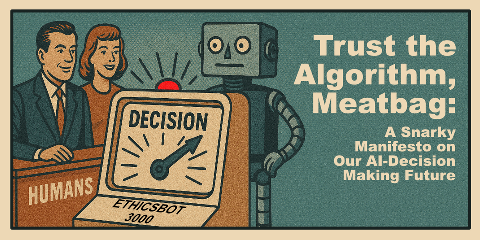 Trust the Algorithm, Meatbag: A Snarky Manifesto on Our AI-Decision Making Future